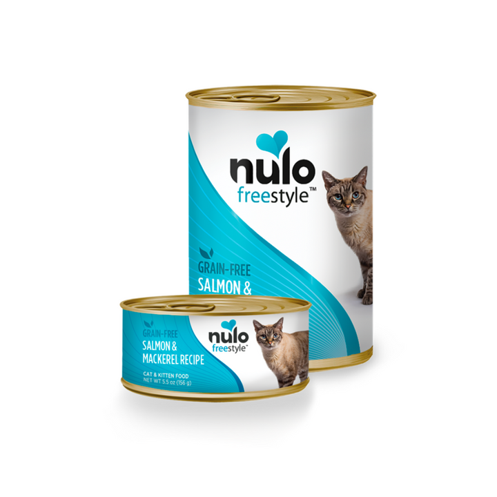 Nulo freestyle Wet Cat & Kitten Food - Grain-Free Salmon & Mackerel Canned 