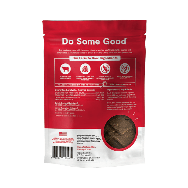 Open Farm Dehydrated Dog Treats - Beef - Toronto Pets