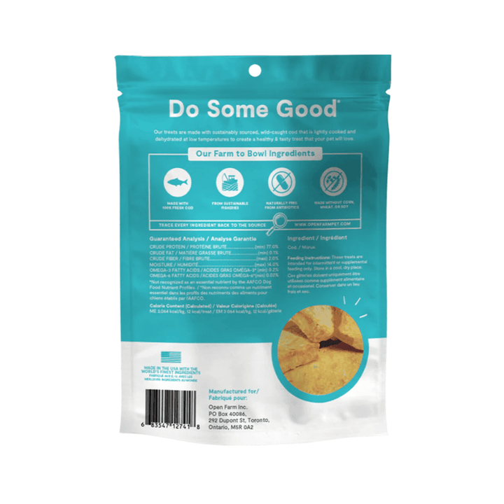 Open Farm Dehydrated Dog Treats - Cod Fish - Toronto Pets