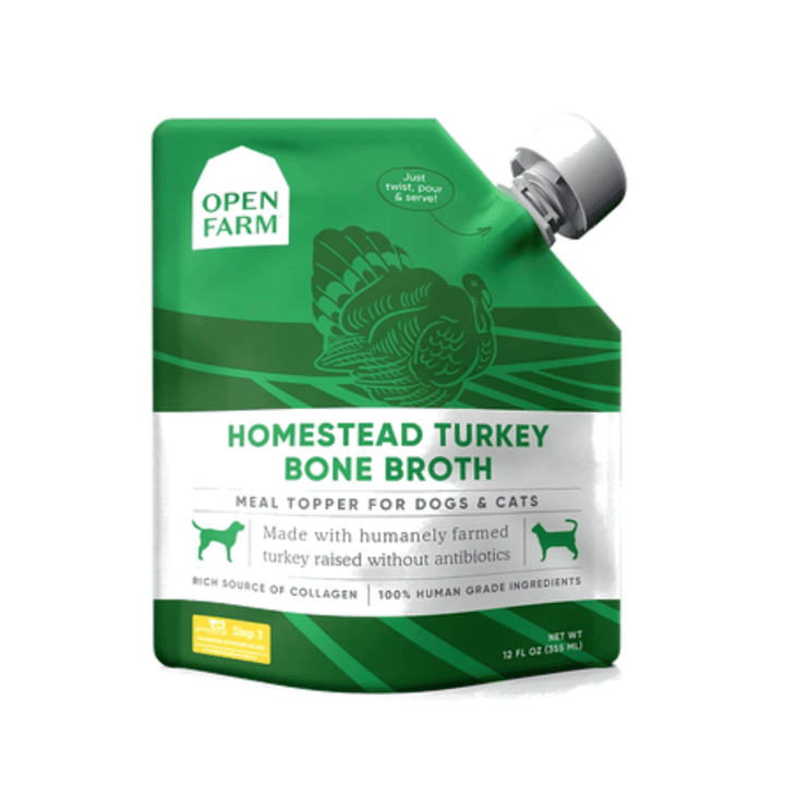 Open Farm Dog and Cat Topper - Homestead Turkey Bone Broth - Toronto Pets