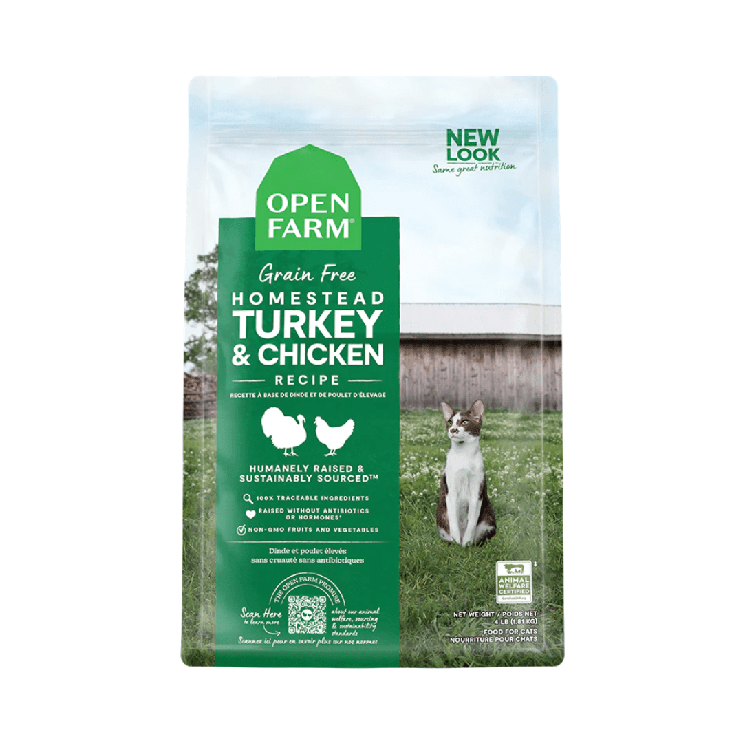 Open Farm Dry Cat Food - Homestead Turkey and Chicken - Toronto Pets