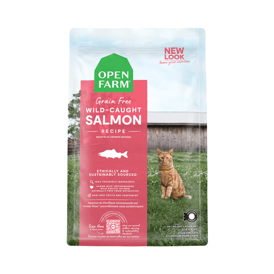 Open Farm Dry Cat Food - Wild - Caught Salmon - Toronto Pets