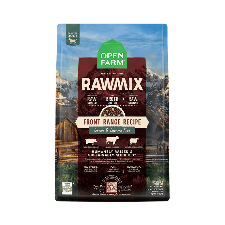 Open Farm Dry Dog Food - Front Range Grain - Free RawMix - Toronto Pets