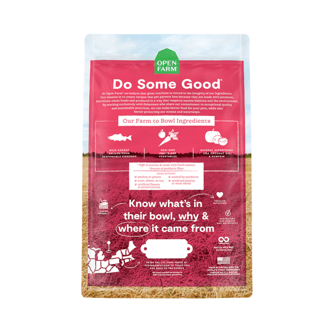 Open Farm Dry Dog Food - Grain - Free Wild - Caught Salmon - Toronto Pets