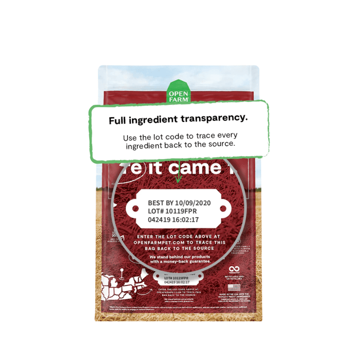 Open Farm Dry Dog Food - Grass - Fed Beef & Ancient Grains - Toronto Pets