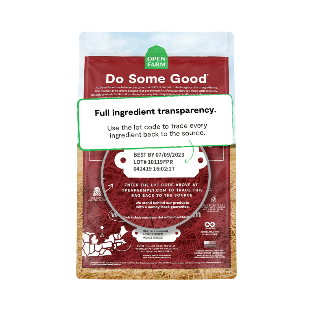 Open Farm Dry Dog Food - Grass - Fed Beef Grain - Free - Toronto Pets