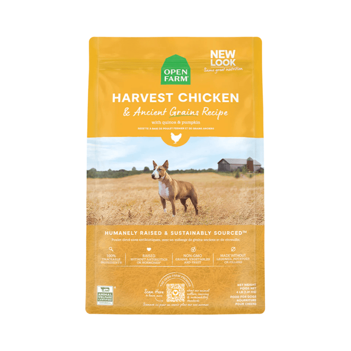 Open Farm Dry Dog Food - Harvest Chicken & Ancient Grains - Toronto Pets