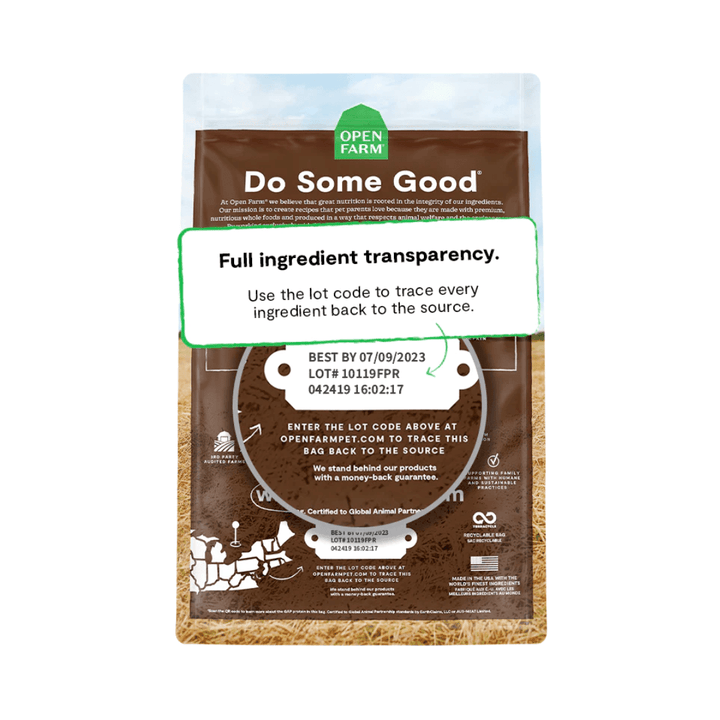 Open Farm Dry Dog Food - Pasture - Raised Lamb Grain - Free - Toronto Pets