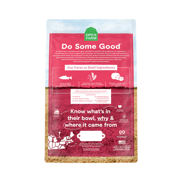 Open Farm Dry Dog Food - Wild - Caught Salmon & Ancient Grains - Toronto Pets