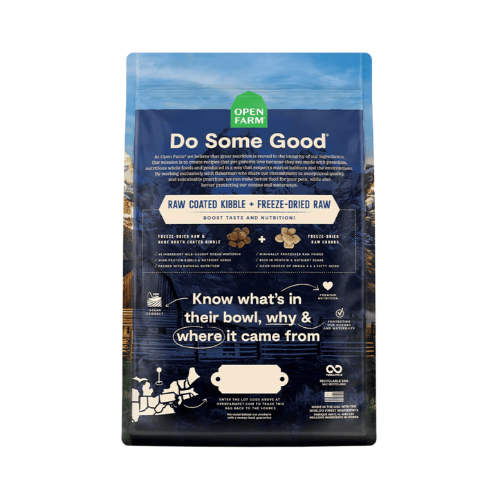 Open Farm Dry Dog Food - Wild Ocean Ancient Grains RawMix - Toronto Pets