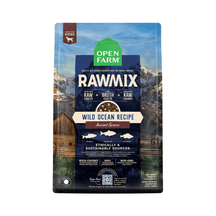 Open Farm Dry Dog Food - Wild Ocean Ancient Grains RawMix - Toronto Pets