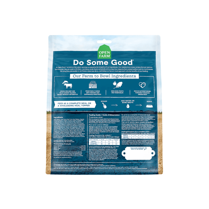 Open Farm Freeze - Dried Raw Dog Food or Mixer - Surf & Turf - Toronto Pets