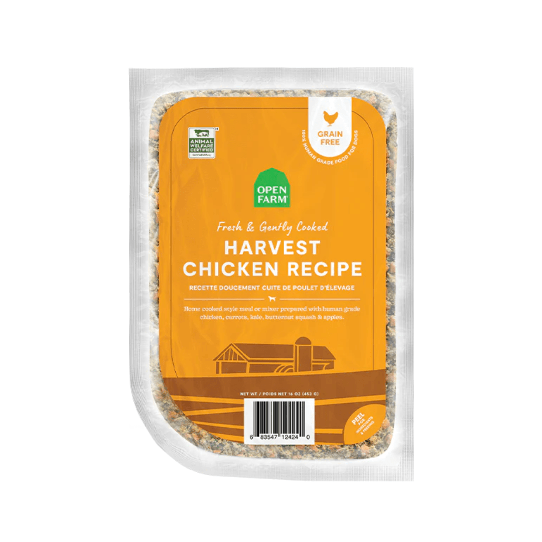 Open Farm Frozen Dog Food - Harvest Chicken Gently Cooked Recipe - Toronto Pets