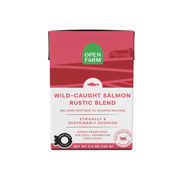 Open Farm Wet Cat Food - Wild - Caught Salmon Rustic Blend - Toronto Pets