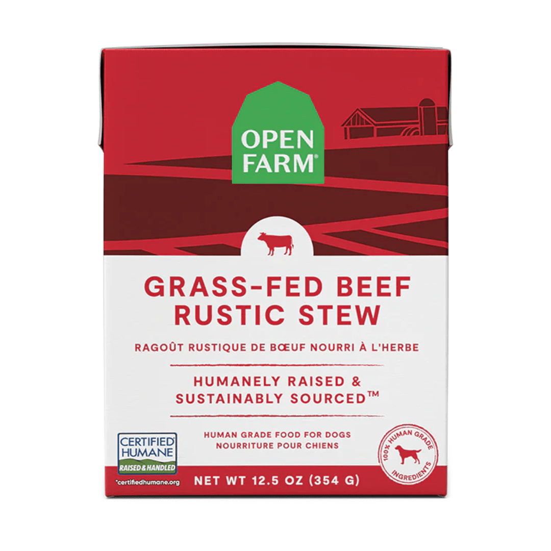 Open Farm Wet Dog Food - Grass - Fed Beef Rustic Stew - Toronto Pets