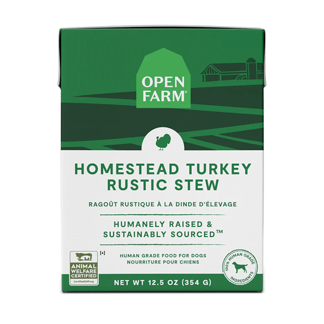 Open Farm Wet Dog Food - Homestead Turkey Rustic Stew - Toronto Pets