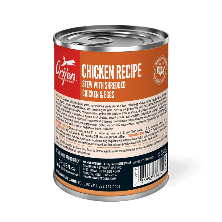 Orijen Dog Wet - Chicken Stew 12oz - Toronto Pets