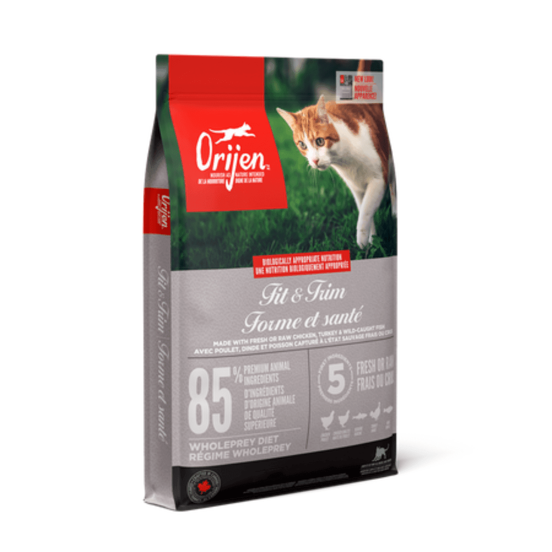 Orijen Dry Cat Food - Fit & Trim Chicken, Turkey, Wild - Caught Fish Adult - Toronto Pets