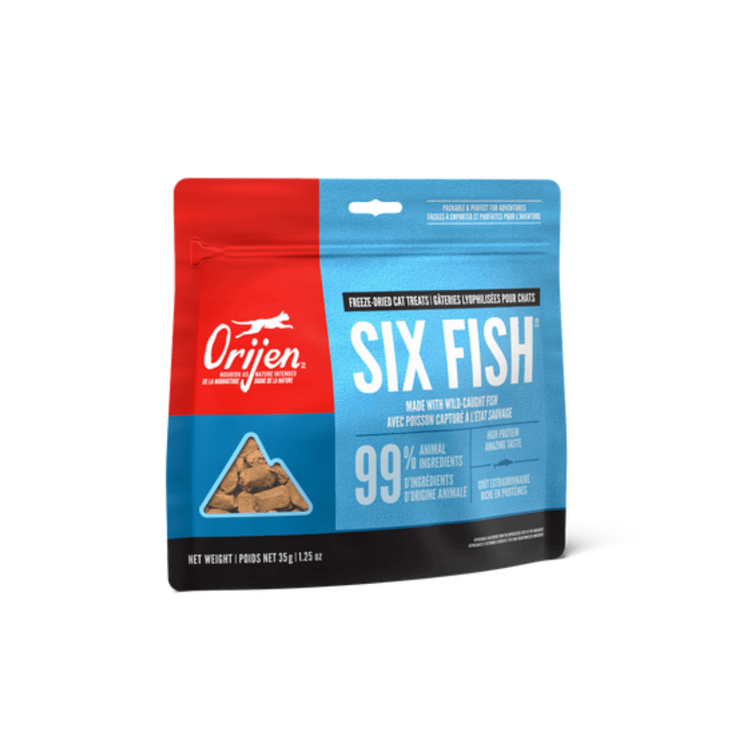 Orijen Freeze Dried Cat Treats - Six Fish - Toronto Pets