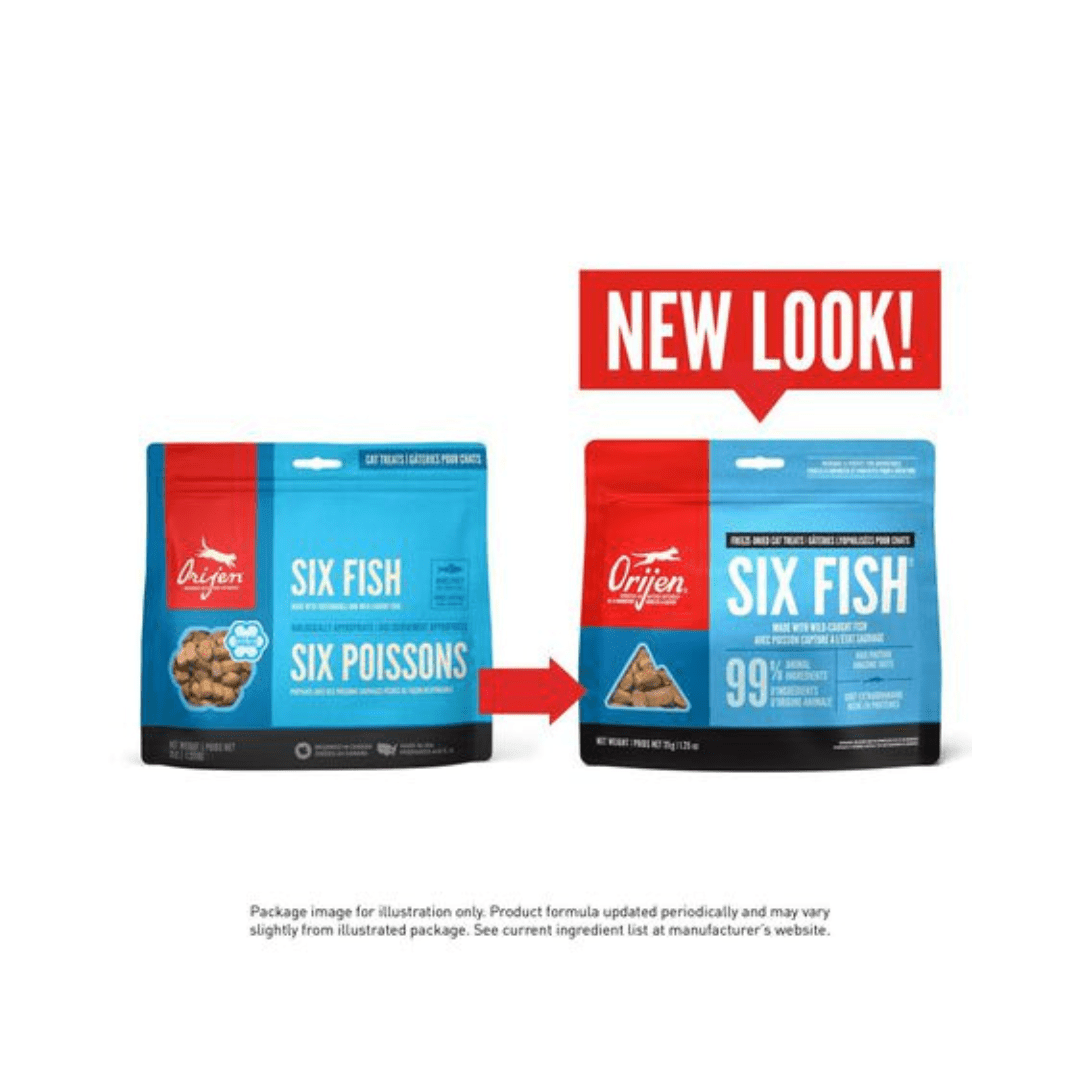 Orijen Freeze Dried Cat Treats - Six Fish - Toronto Pets