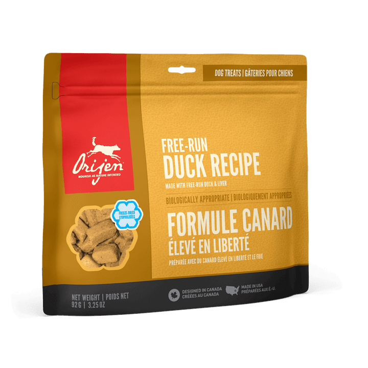 Orijen Freeze - Dried Dog Treats - Free - Run Duck Recipe - Toronto Pets