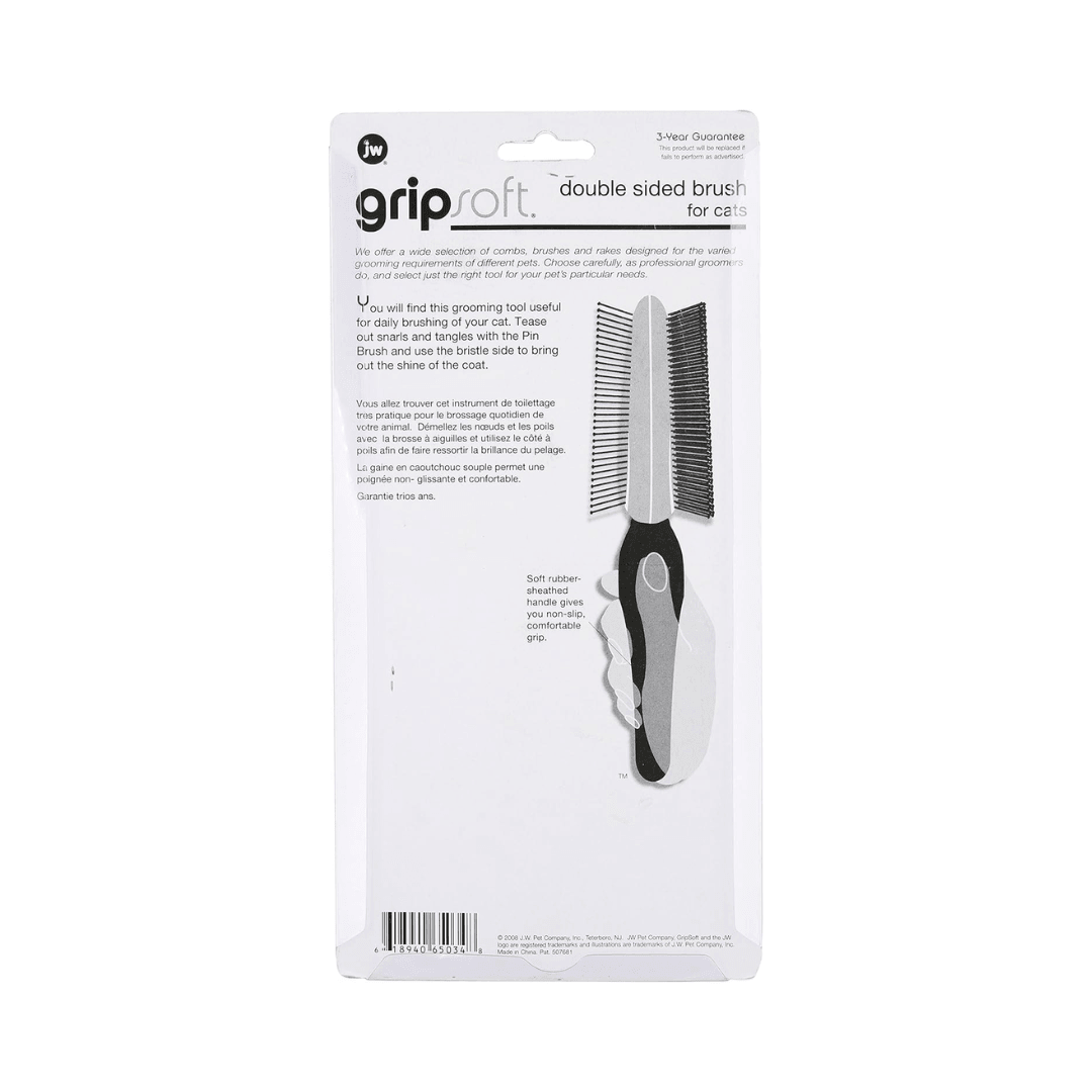 Petmate Cat Grooming Supplies - JW GripSoft Double Sided Brush - Toronto Pets