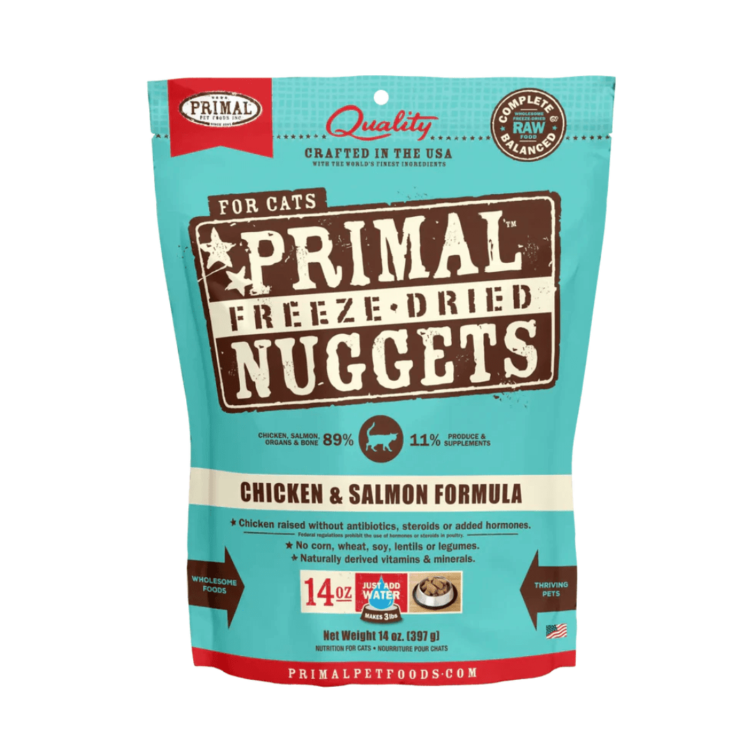 Primal Freeze - Dried Cat Food - Nuggets Chicken & Salmon Formula - Toronto Pets