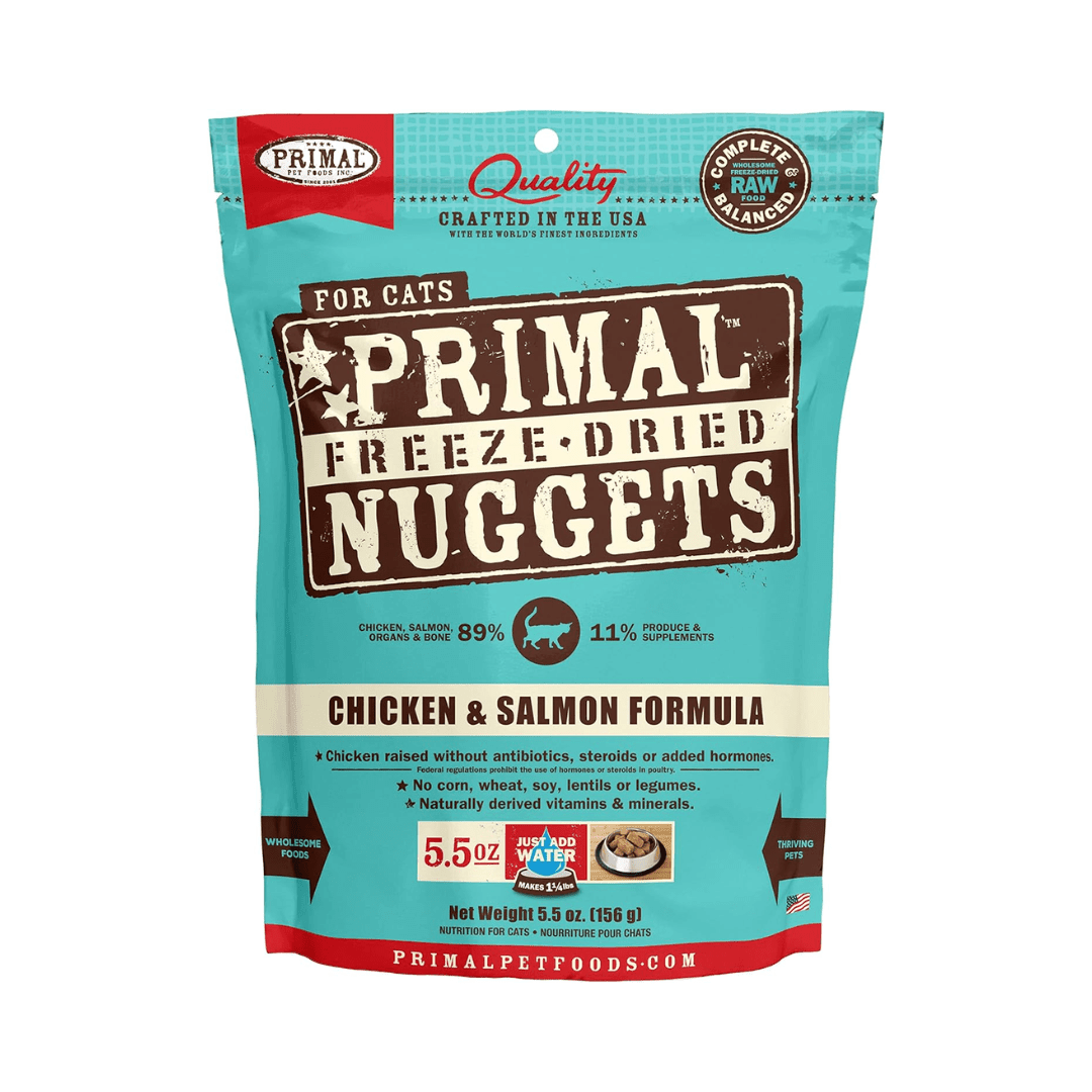 Primal Freeze - Dried Cat Food - Nuggets Chicken & Salmon Formula - Toronto Pets