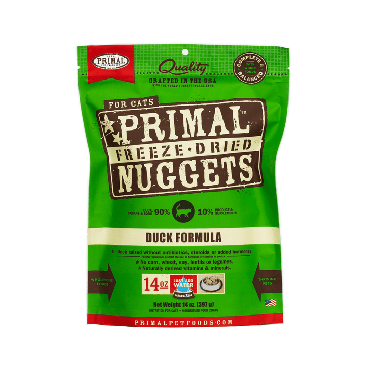 Primal Freeze - Dried Cat Food - Nuggets Duck Formula - Toronto Pets