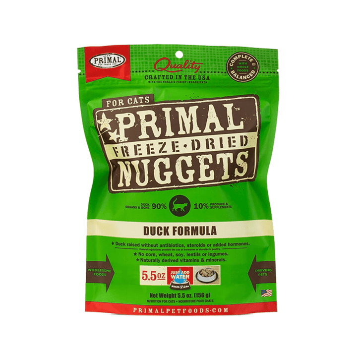 Primal Freeze - Dried Cat Food - Nuggets Duck Formula - Toronto Pets