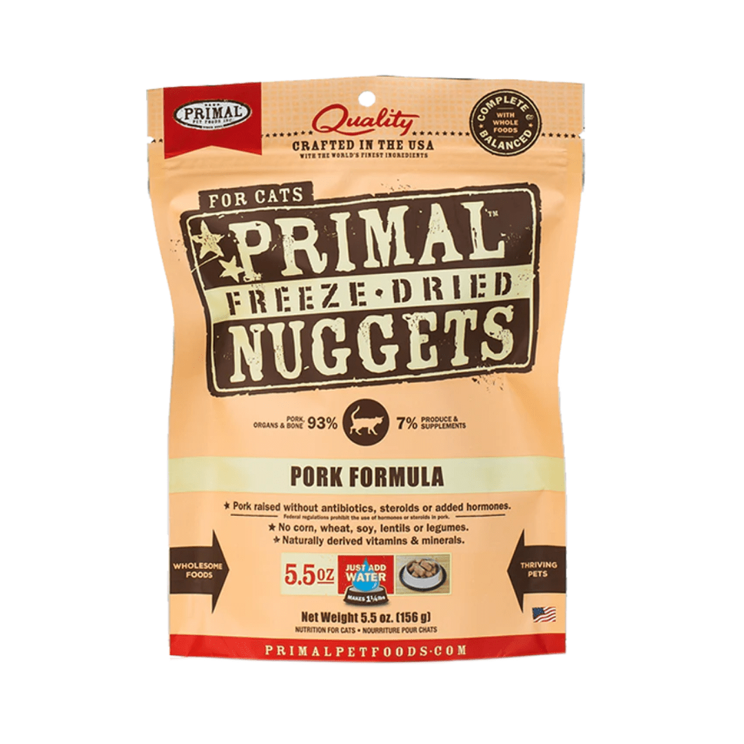 Primal Freeze - Dried Cat Food - Nuggets Pork Formula - Toronto Pets