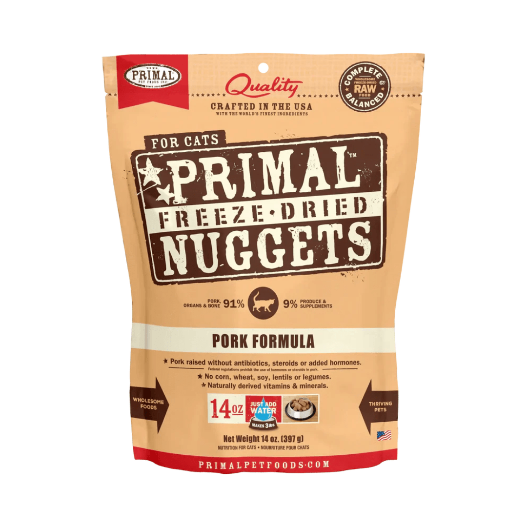 Primal Freeze - Dried Cat Food - Nuggets Pork Formula - Toronto Pets