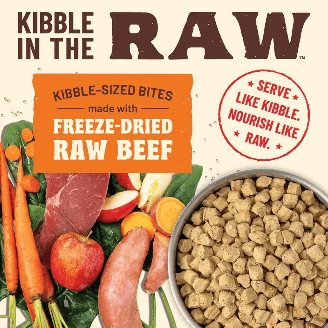 Primal Freeze - Dried Dog Food - Kibble in the Raw Beef Recipe - Toronto Pets