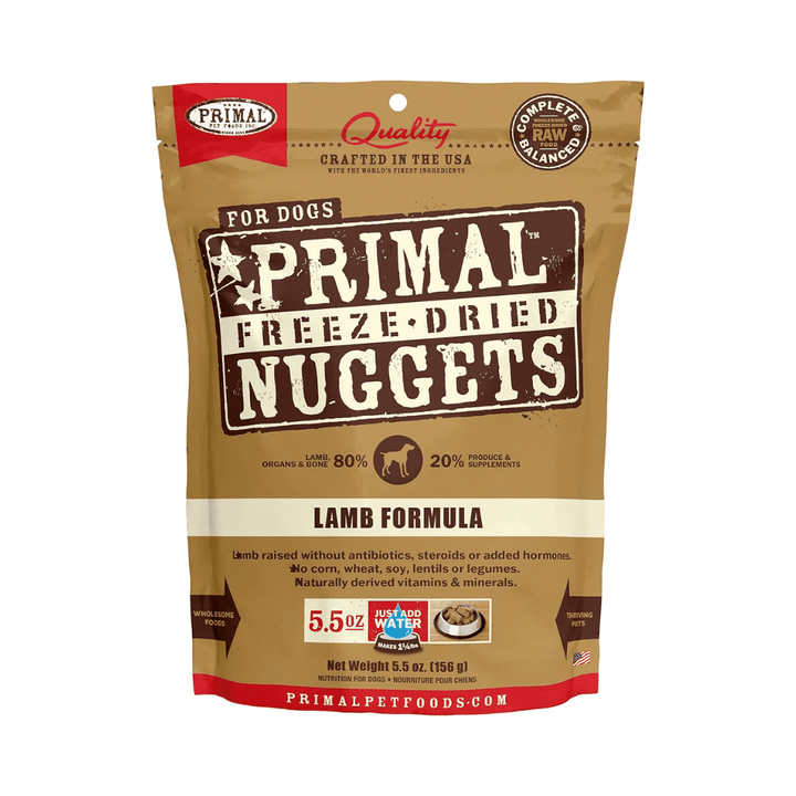 Primal Freeze - Dried Dog Food - Nuggets Lamb Formula - Toronto Pets