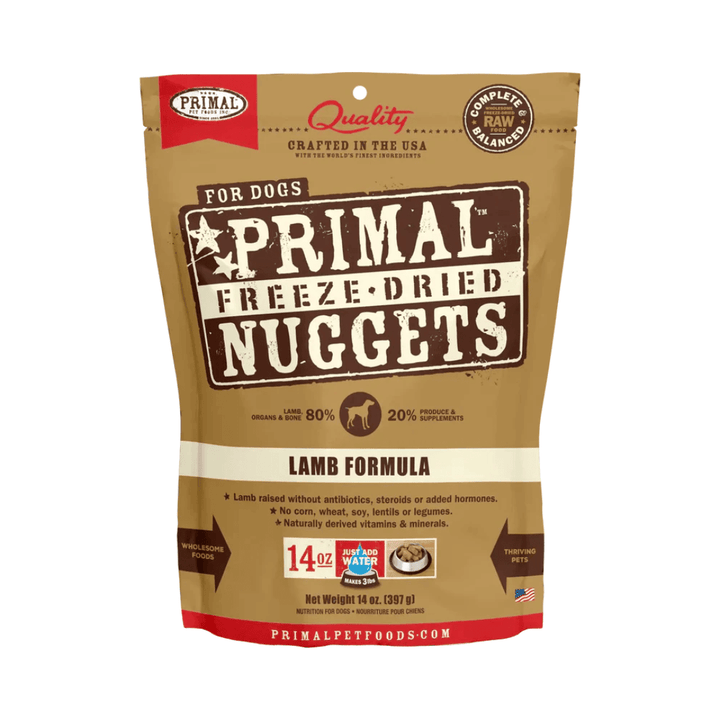 Primal Freeze - Dried Dog Food - Nuggets Lamb Formula - Toronto Pets