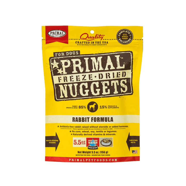 Primal Freeze - Dried Dog Food - Nuggets Rabbit Formula - Toronto Pets