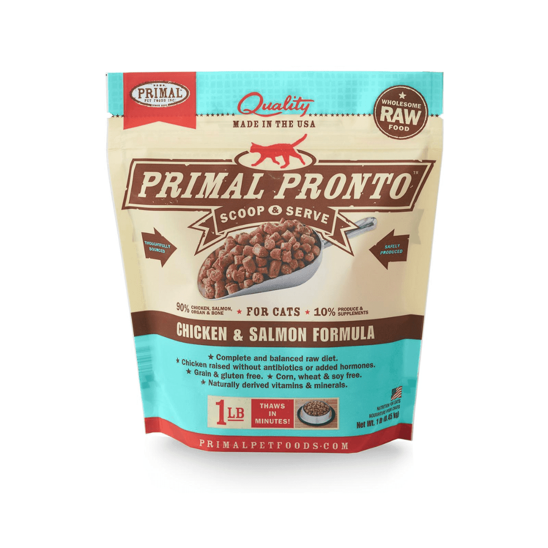 Primal Frozen Cat Food - Pronto Scoop & Serve Chicken & Salmon - Toronto Pets