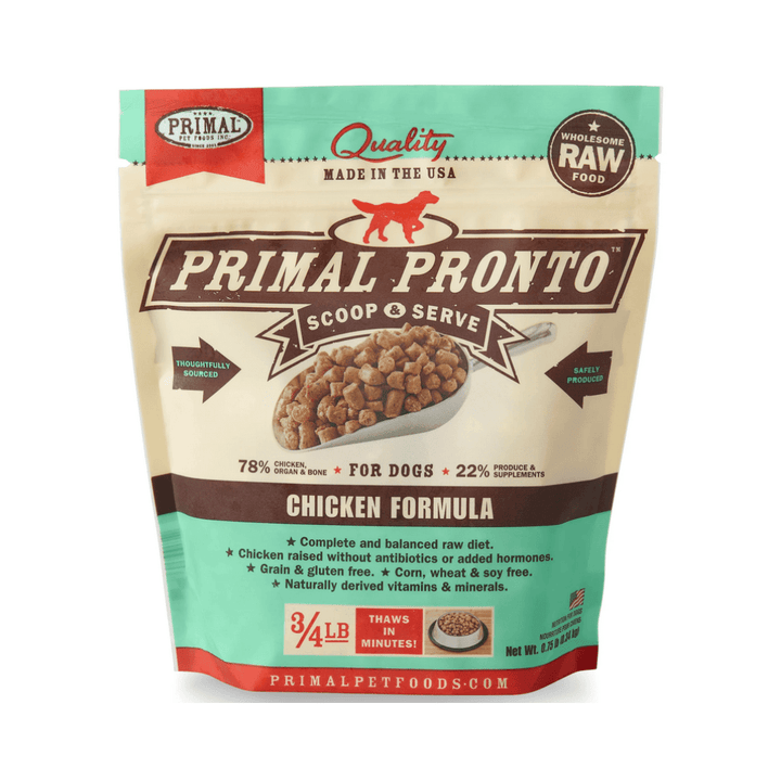 Primal Frozen Dog Food - Pronto Scoop & Serve Chicken Formula - Toronto Pets