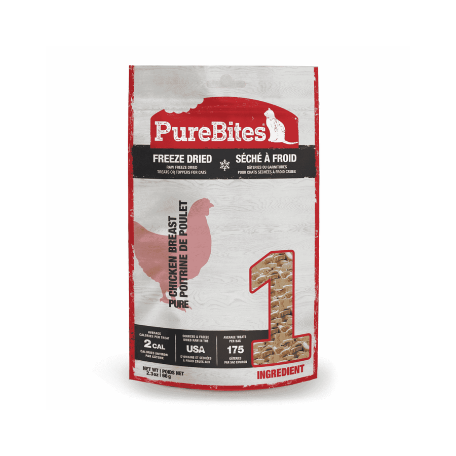 PureBites Freeze - Dried Cat Treats - Chicken Breast - Toronto Pets