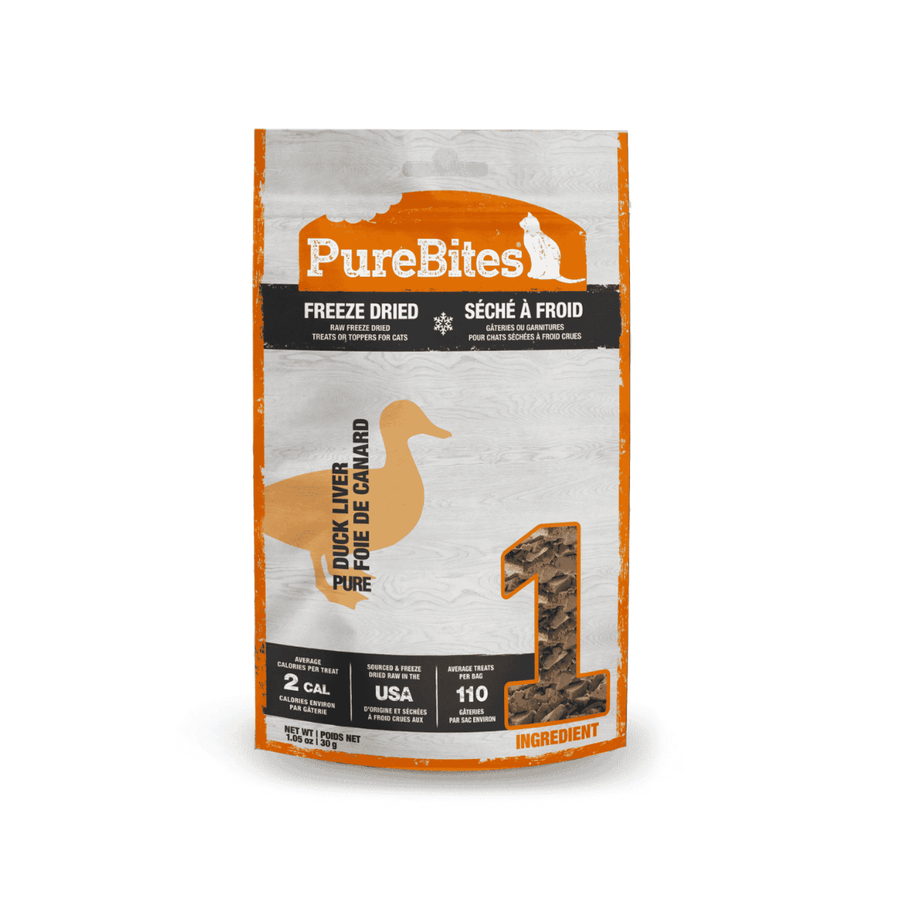 PureBites Freeze - Dried Cat Treats - Duck Liver - Toronto Pets