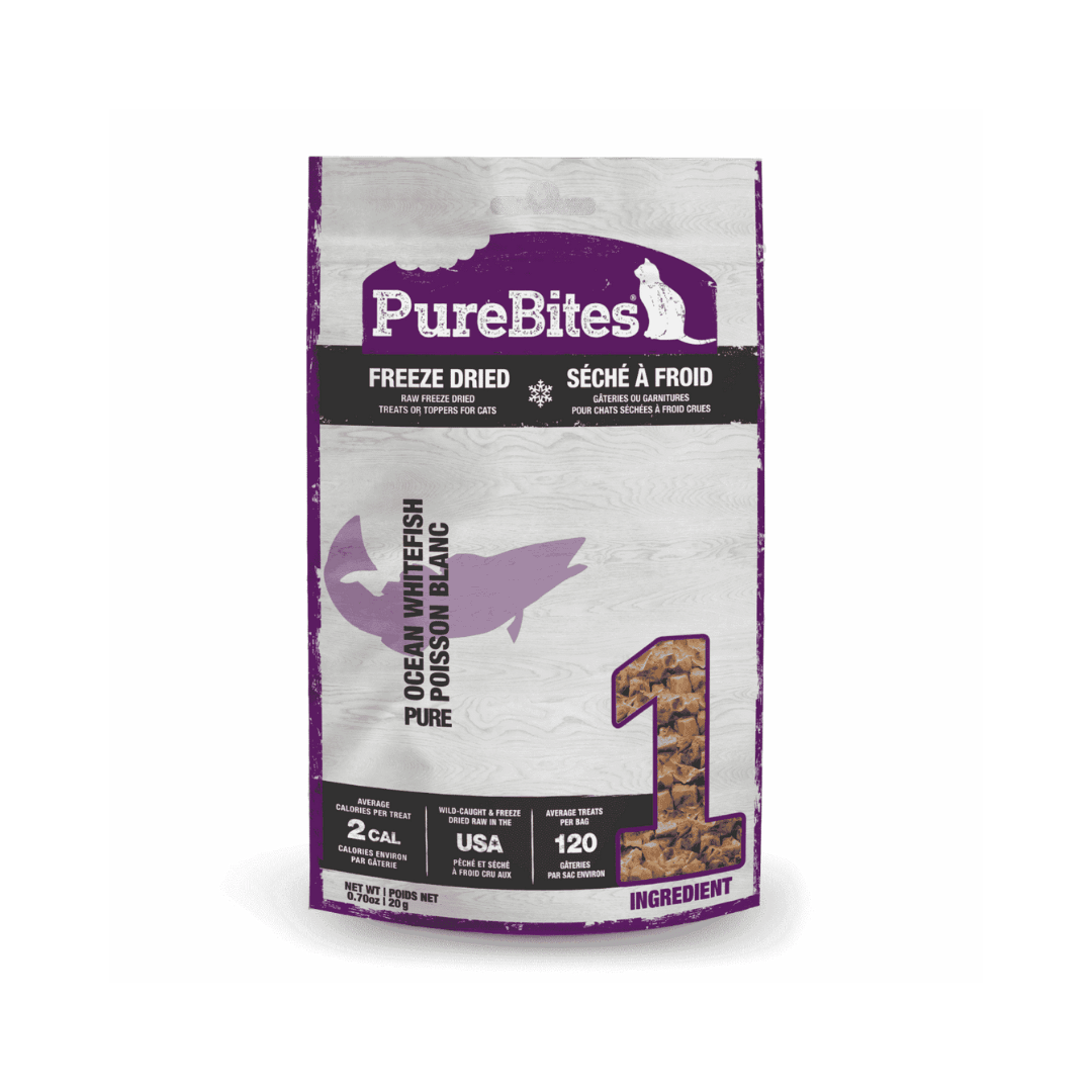 PureBites Freeze - Dried Cat Treats - Ocean Whitefish - Toronto Pets