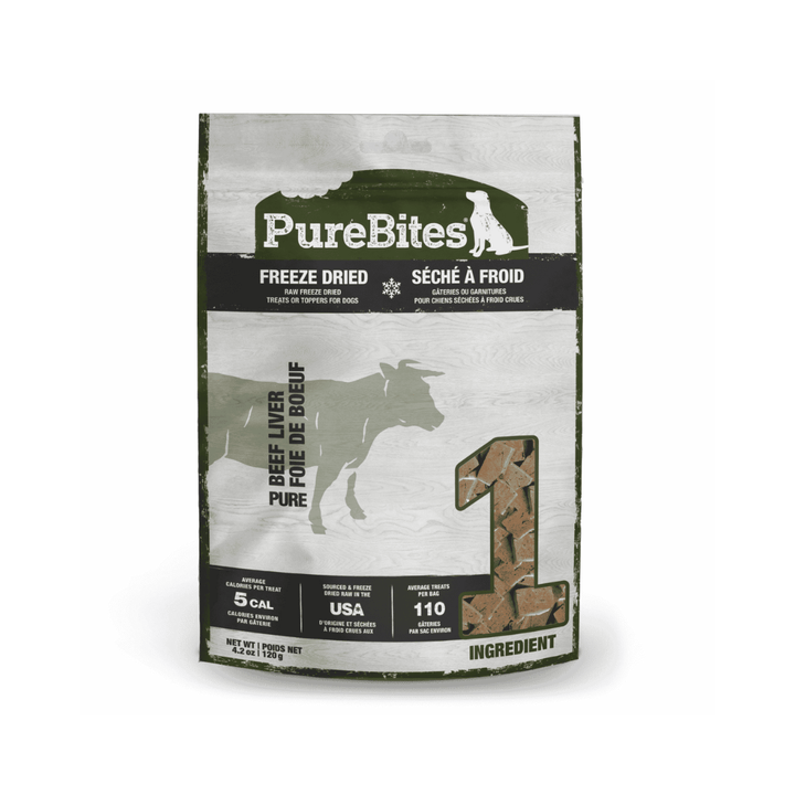 PureBites Freeze - Dried Dog Treats - Beef Liver - Toronto Pets