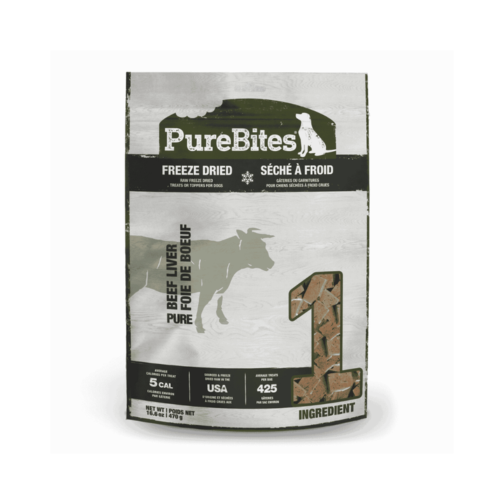 PureBites Freeze - Dried Dog Treats - Beef Liver - Toronto Pets