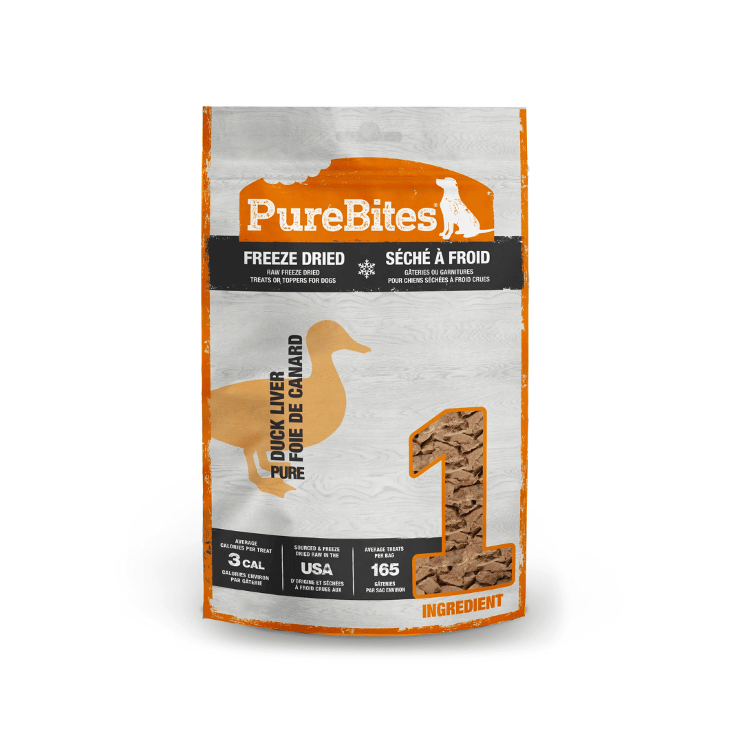 PureBites Freeze - Dried Dog Treats - Duck Liver - Toronto Pets