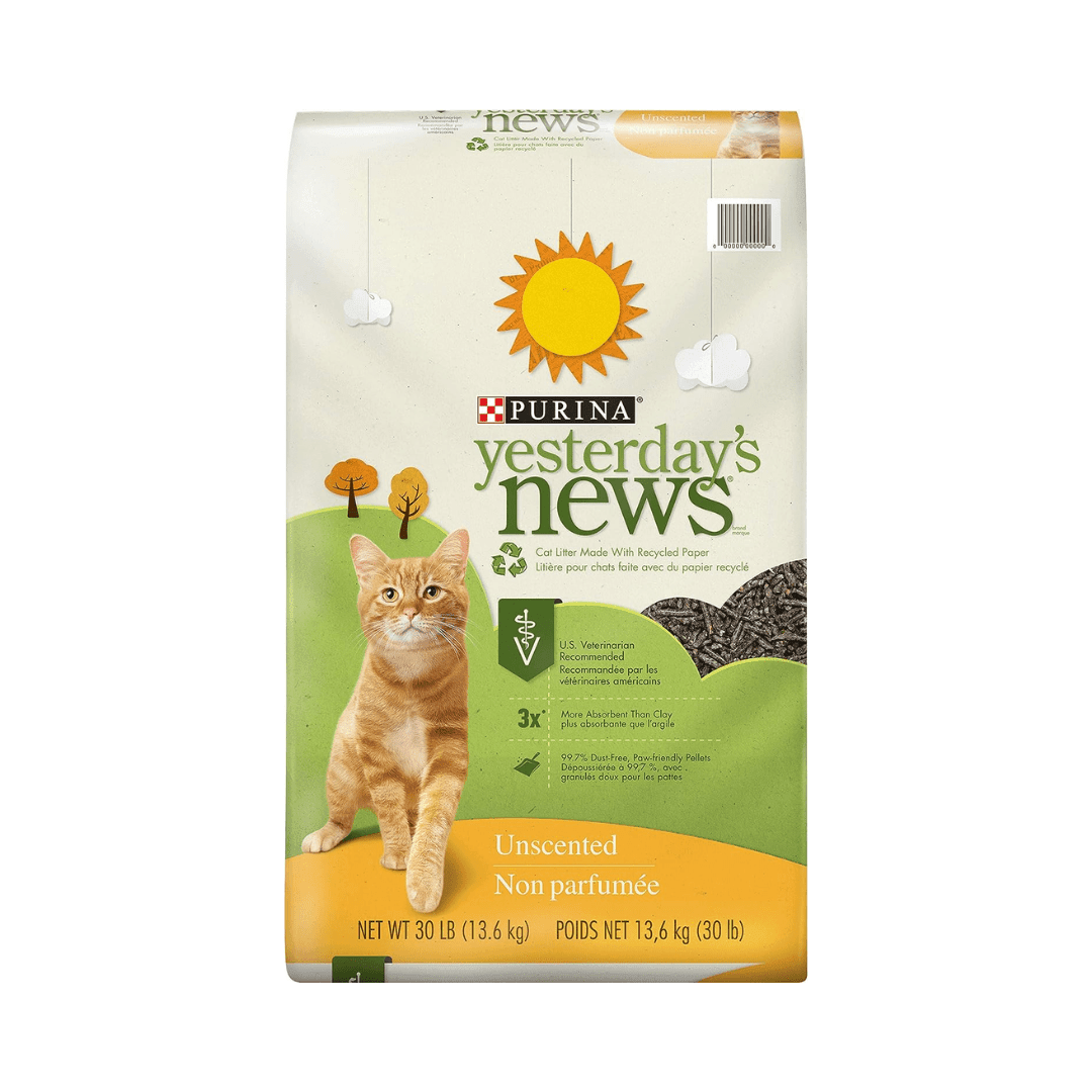 Purina Yesterday's News Cat Litter - Unscented Non - Clumping Formula - Toronto Pets