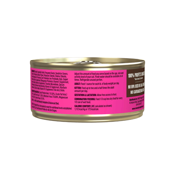 Rawz Wet Cat Food - 96% Rabbit Pate Canned - Toronto Pets