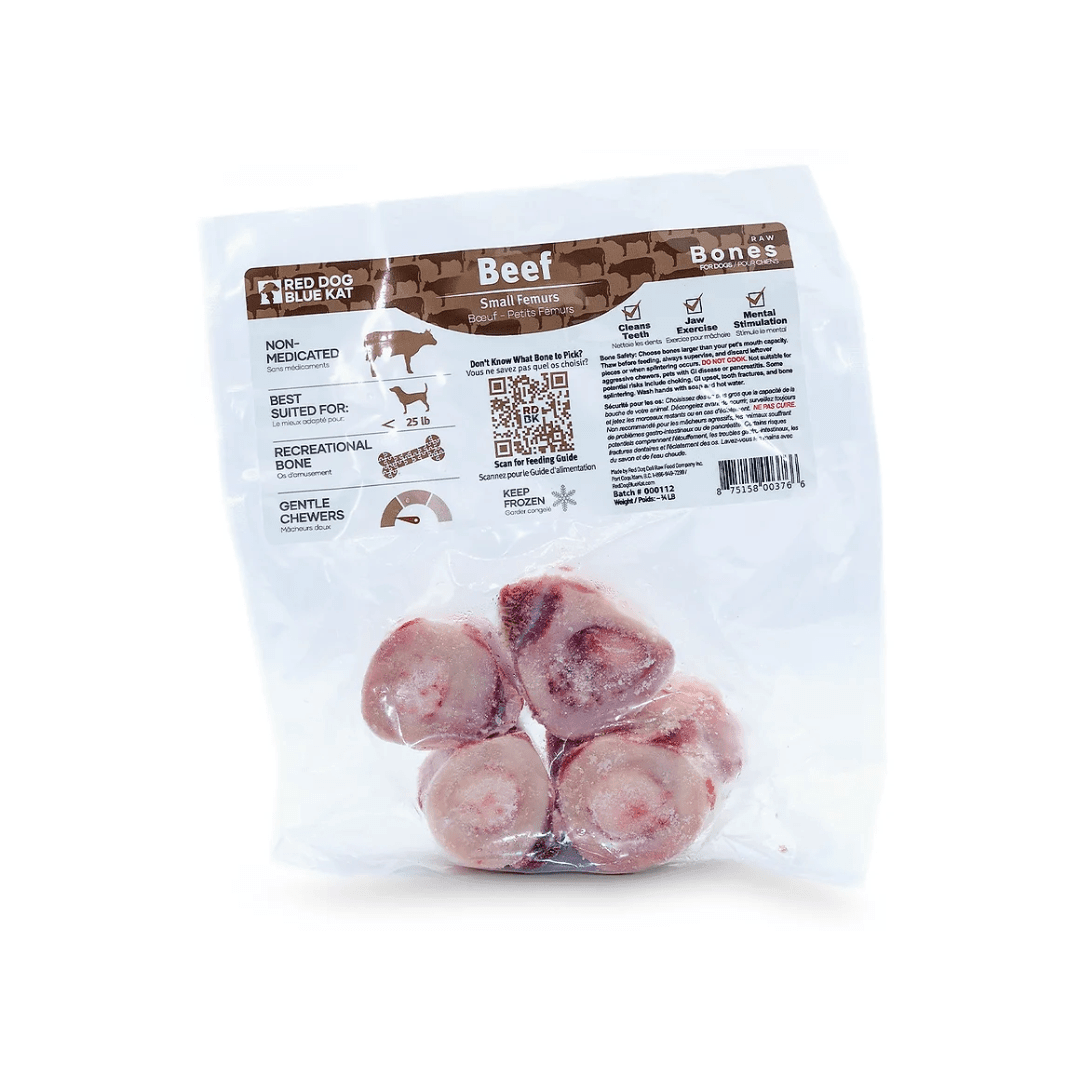 Red Dog Blue Kat Frozen Dog Treats - Beef Femur Bones - Toronto Pets