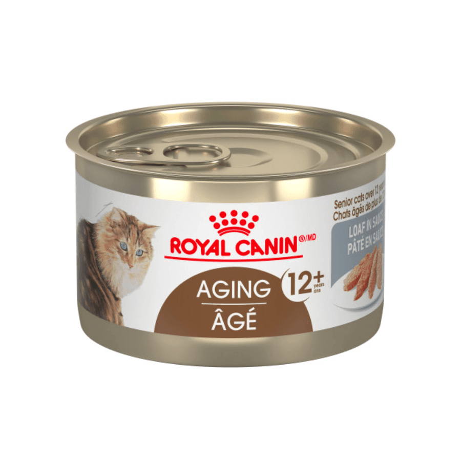 Royal Canin Wet Cat Food - Aging 12 Plus Loaf In Sauce Canned - Toronto Pets