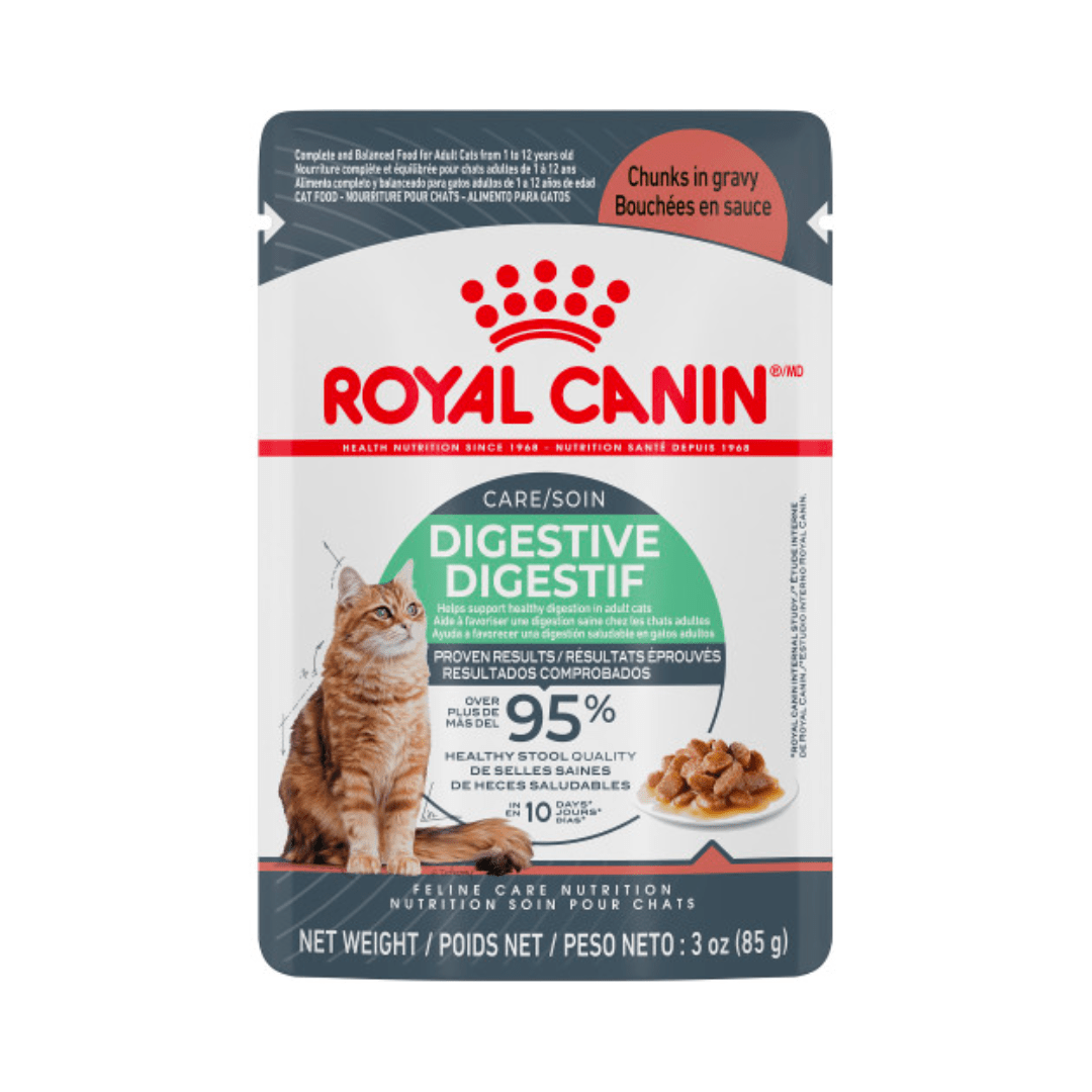 Royal Canin Wet Cat Food - Digestive Care Chunks in Gravy Pouch - Toronto Pets