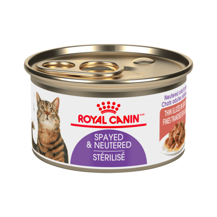 Royal Canin Wet Cat Food - Spayed or Neutered Thin Slices In Gravy Canned - Toronto Pets